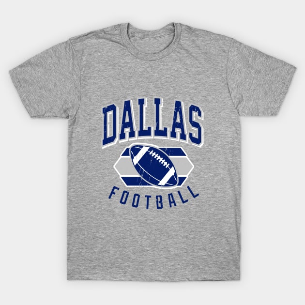 Vintage Dallas Football T-Shirt by funandgames